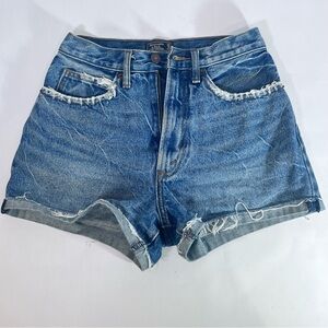 Abercrombie & Fitch Blue Denim Shorts